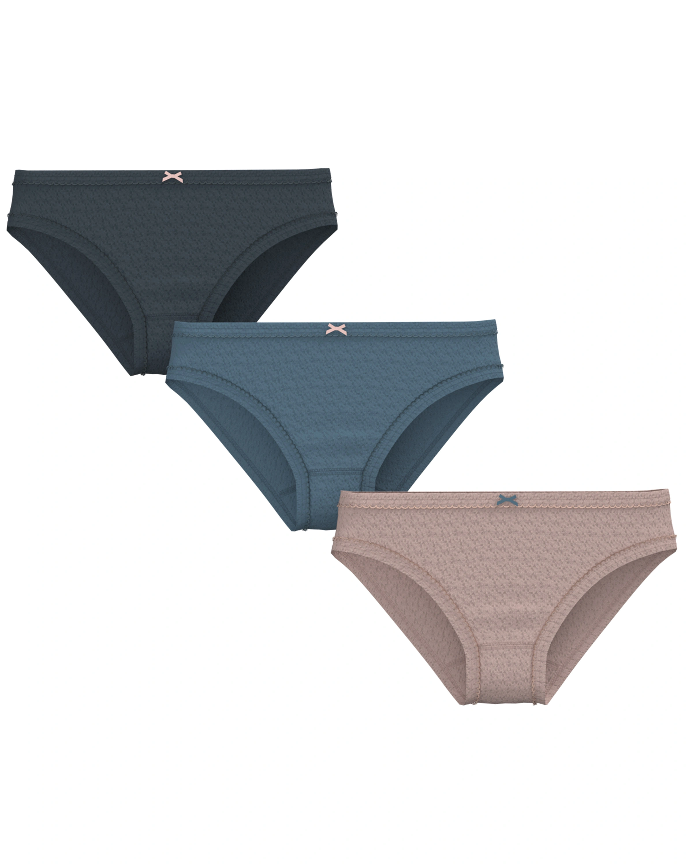 Slip FLORAL 3er-Set in bunt