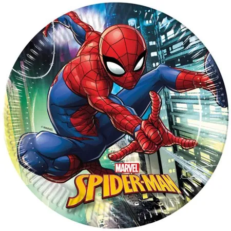 Procos Pappteller Spiderman Team Up, 23cm FSC-Mix, 8er