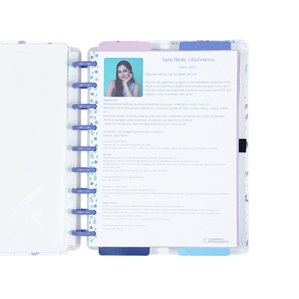 Planner Lilac Fields By Sophia Martins Caderno Inteligente