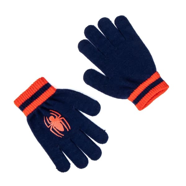 Spider-Man Röd Barnmössa med Vantar Set
