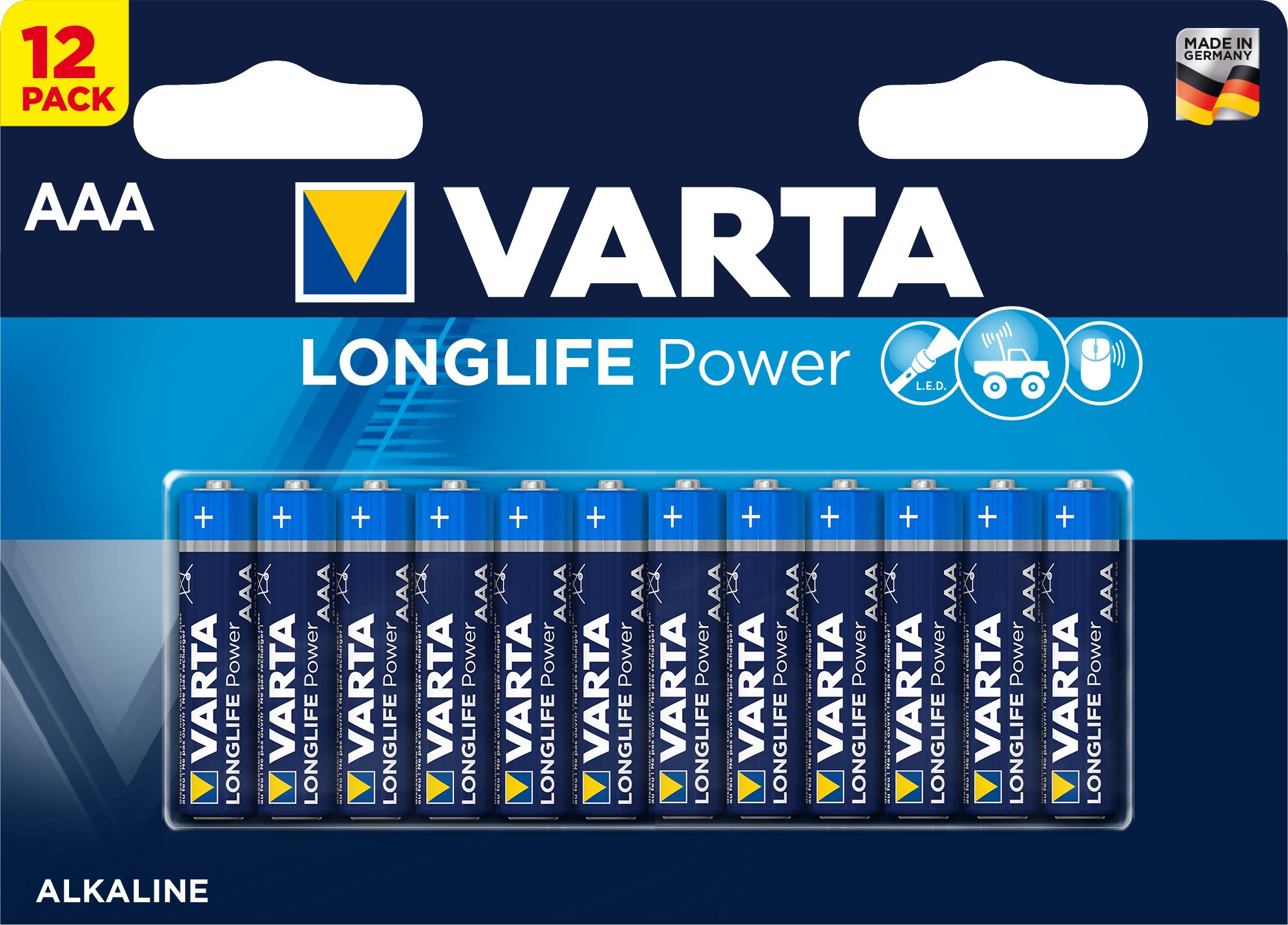 Longlife Power batteri AAA/LR03 -BL 12