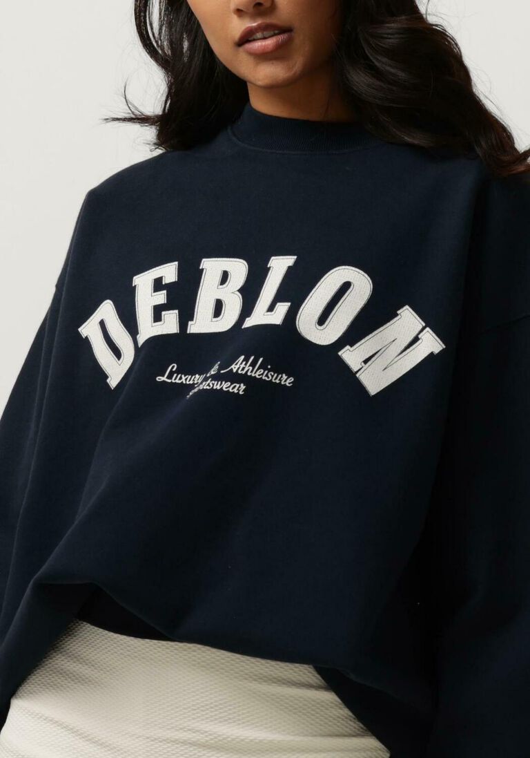 DEBLON SPORTS blauwe deblon sports sweater puck sweater