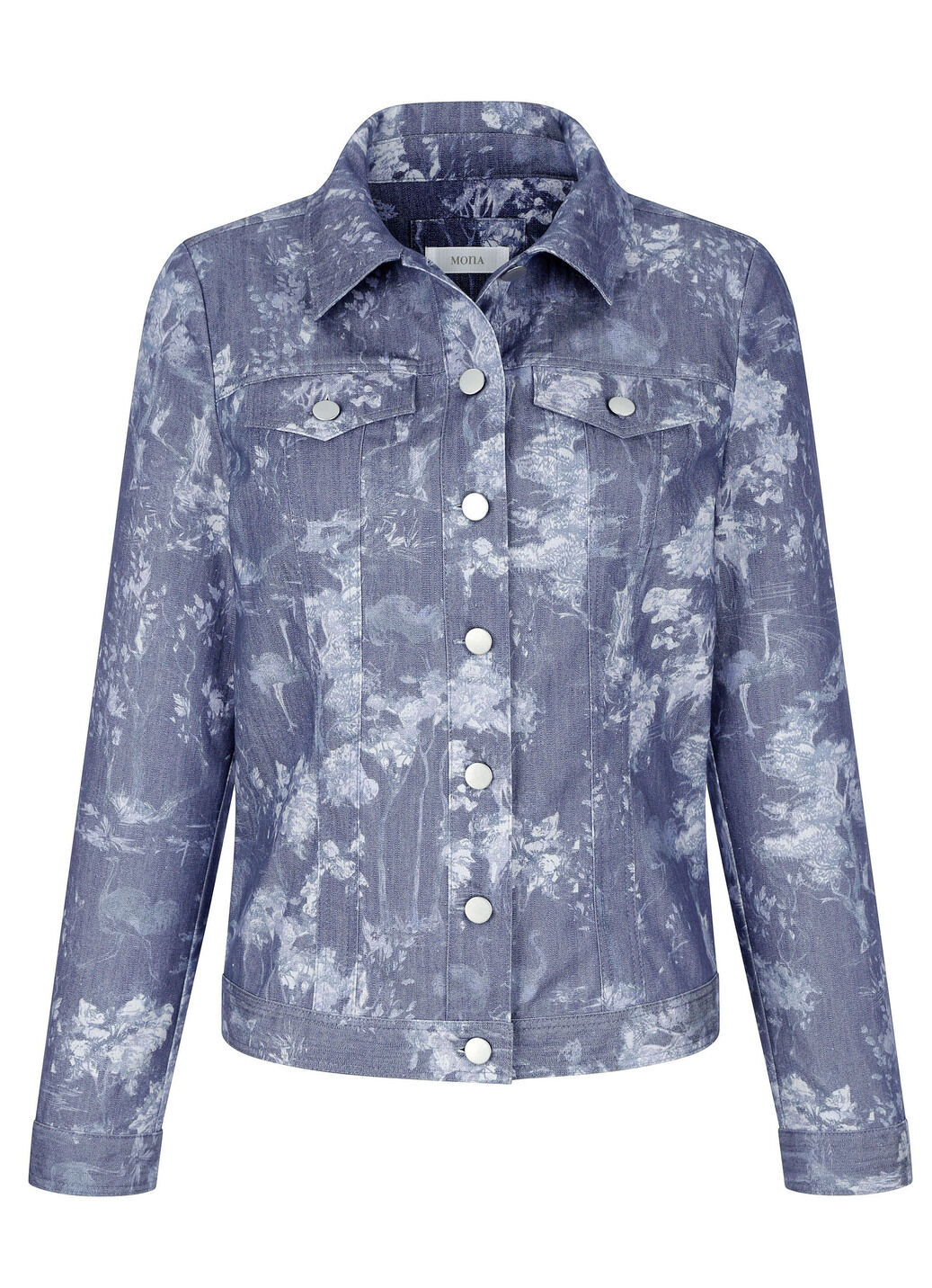 Jeansjacke mit Knopfleiste