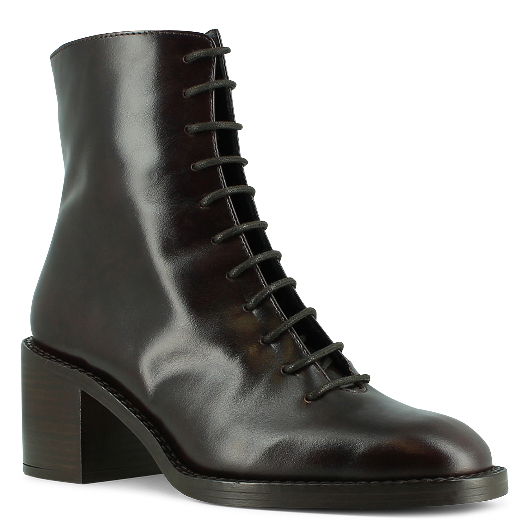 BRINDILLE - Bottines en cuir | Marron