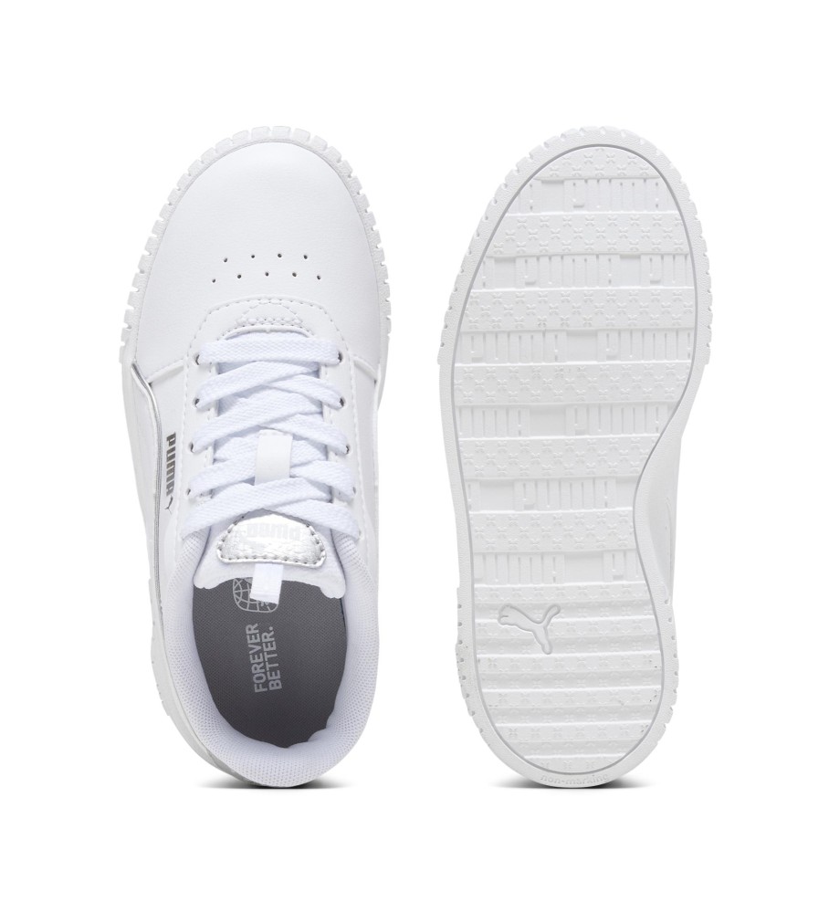 Tênis Puma Carina 2.0 Pop Up Metallics Branco