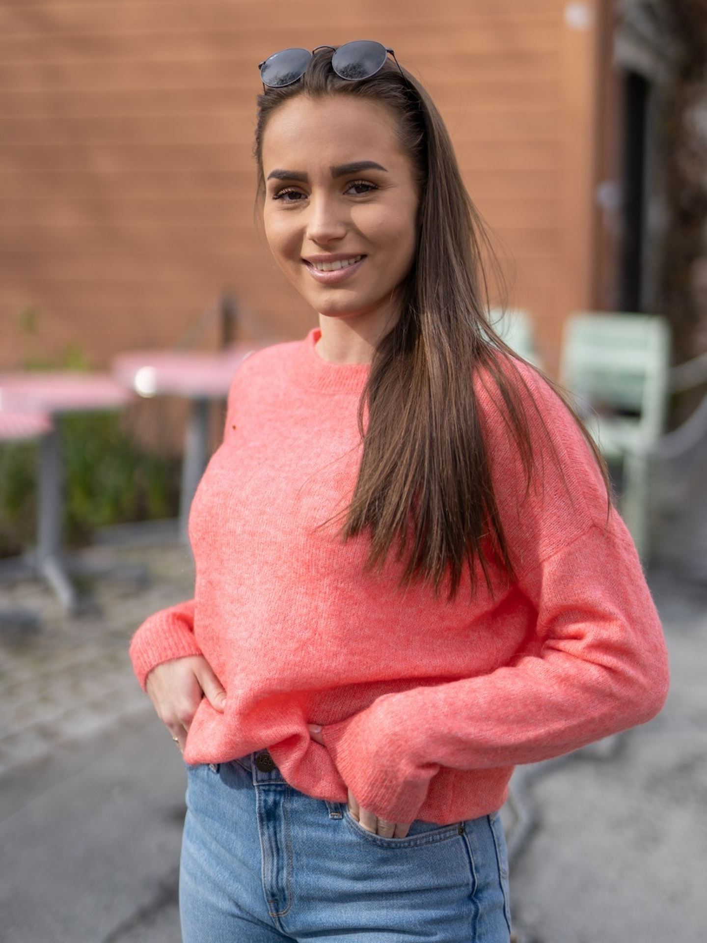 Femme Mohair O-Neck Pullover