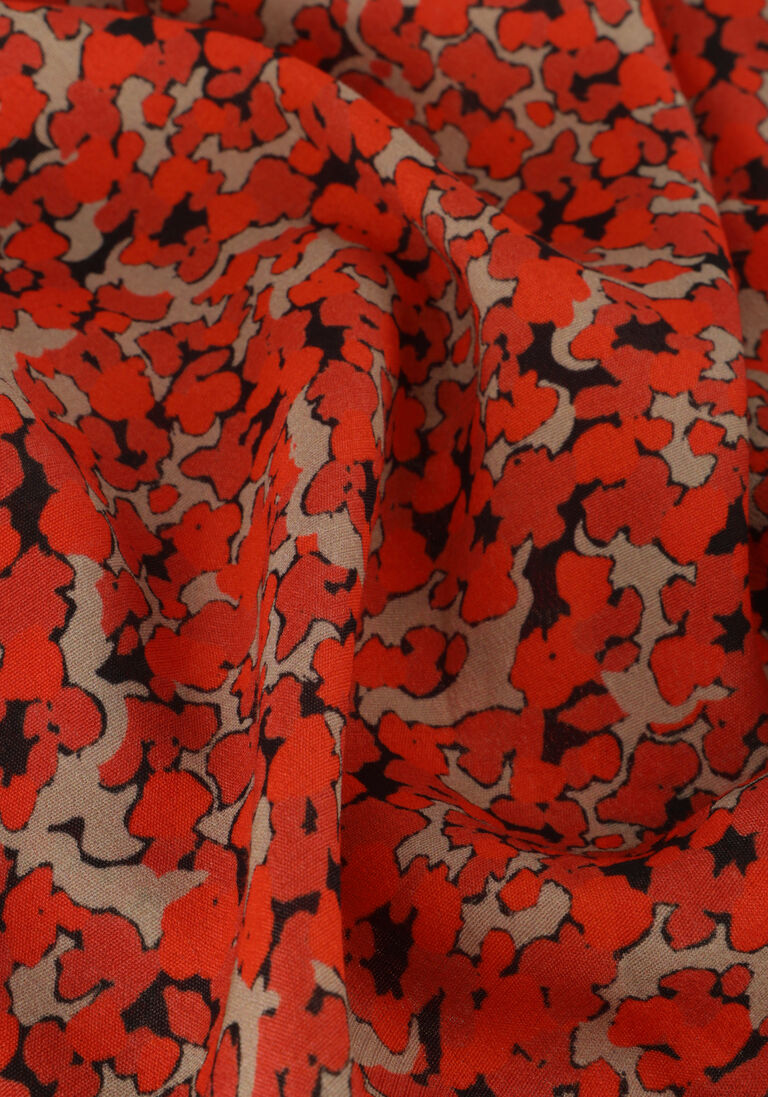 ANOTHER LABEL rode another label mini jurk nasma dress s/s