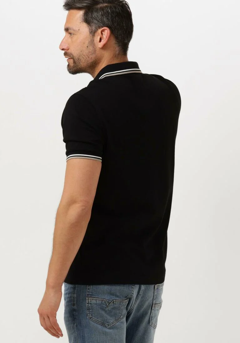 FRED PERRY zwarte fred perry polo the twin tipped fred perry shirt