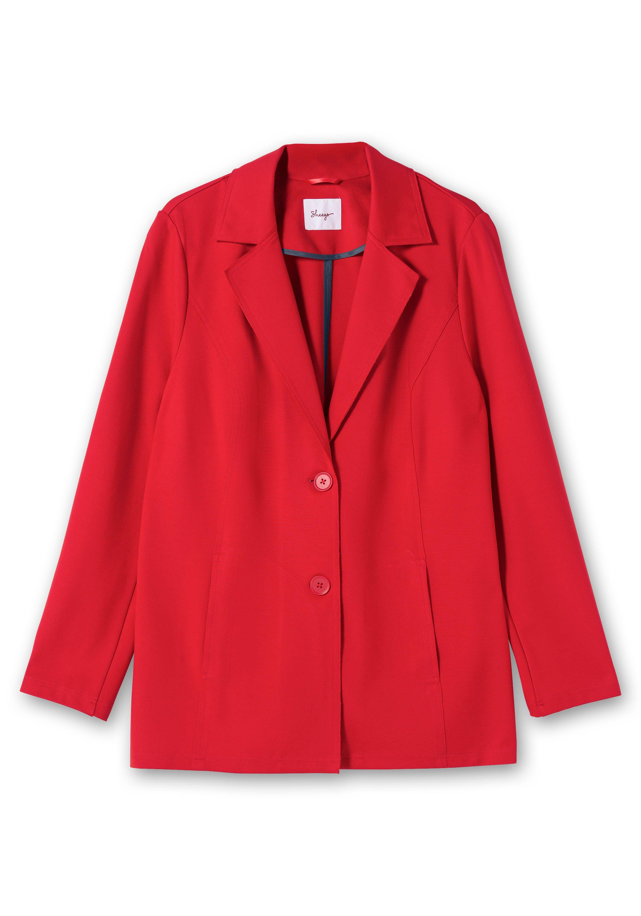 Blazer aus Milano-Ripp, mit Reverskragen