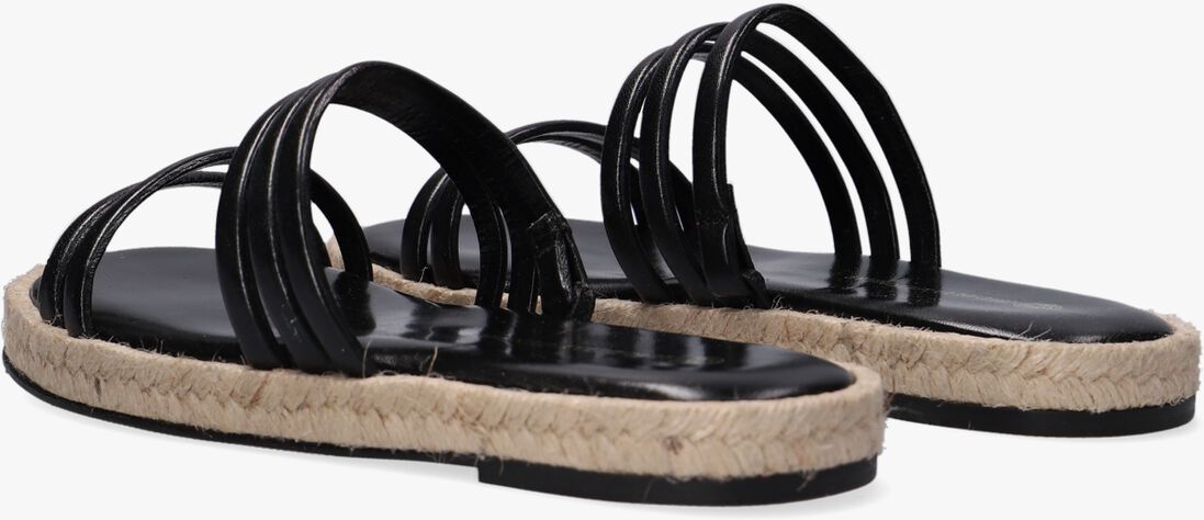 zwarte fred de la bretoniere slippers 154010004