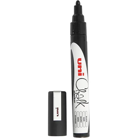 uni-ball Kreidemarker schwarz UNI CHALK PWE-5M