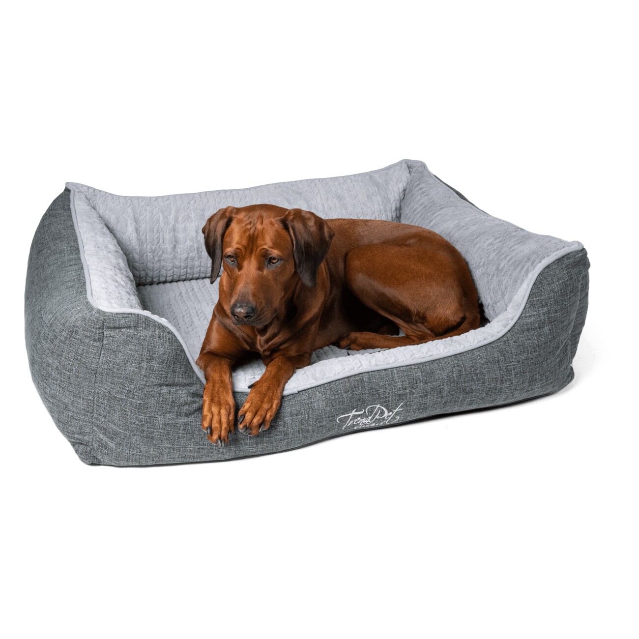 TrendPet VitaBed Classic orthopädisches Hundebett grau S