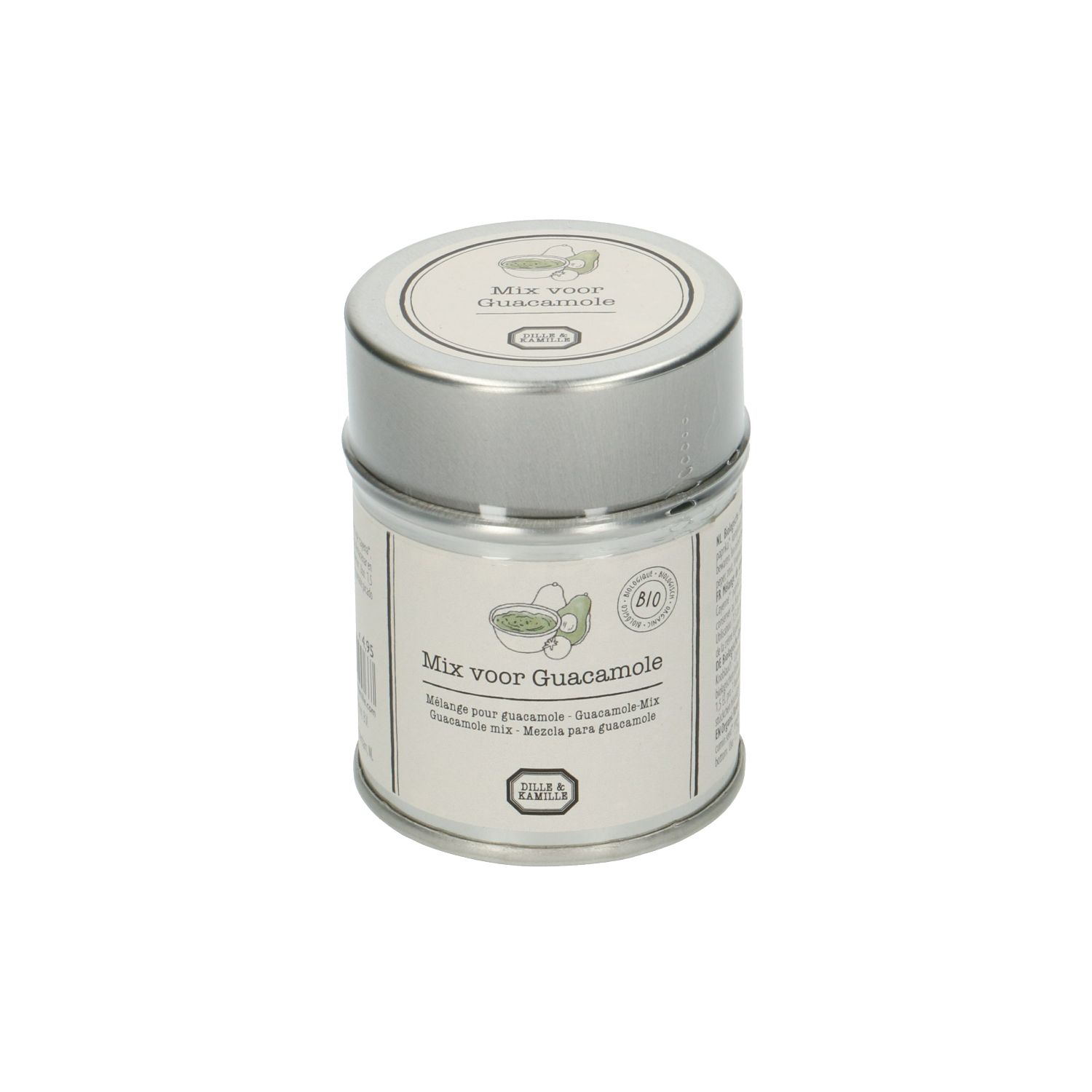 Mix voor guacamole, biologisch, blikje, 55 g