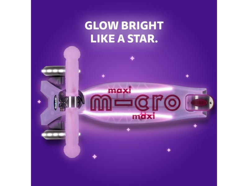 Micro Mobility Scooter Maxi Micro Deluxe Glow LED Plus Lumi Scooter für Kinder