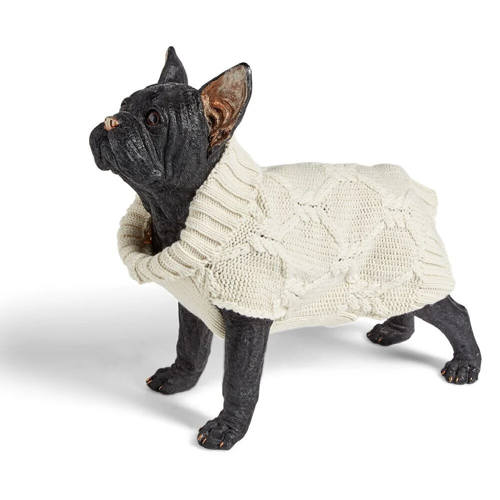 Pull pour chien maille uni - Taille M