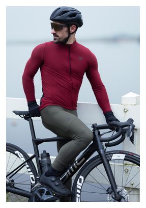 Maillot cycliste manches longues - Homme - Rouge - Rogelli Signature