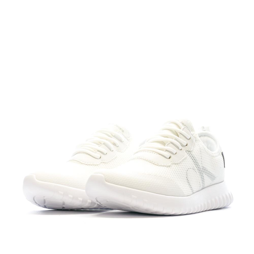 Calvin Klein Jeans Baskets Blanc Femme Calvin Klein Jeans Sporty Runner Eva