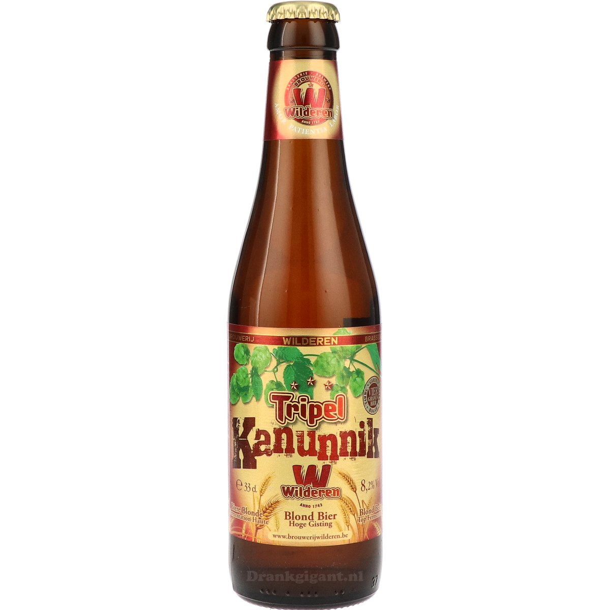 Wilderen Kanunnik Tripel 33 cl