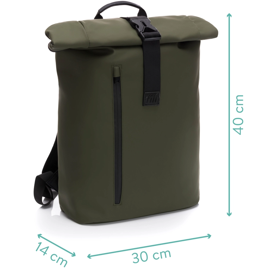 Fillikid Wickelrucksack Oslo grün