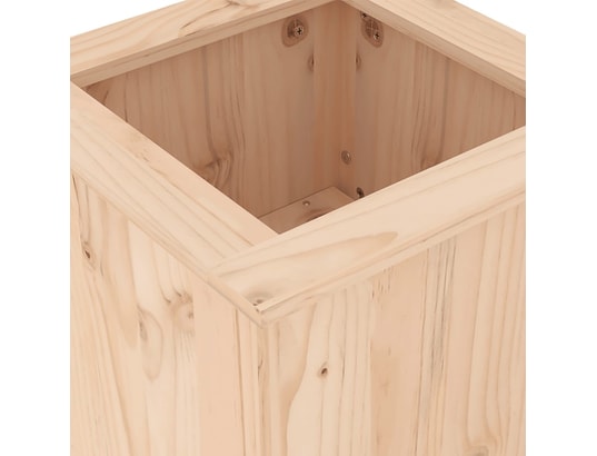 VIDAXL - Banc de jardin Banc avec jardinières 184,5x39,5x56,5 cm bois massif de pin