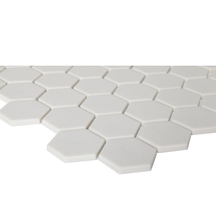 Mosaïque gris chaud 30x30cm Plain GoodHome
