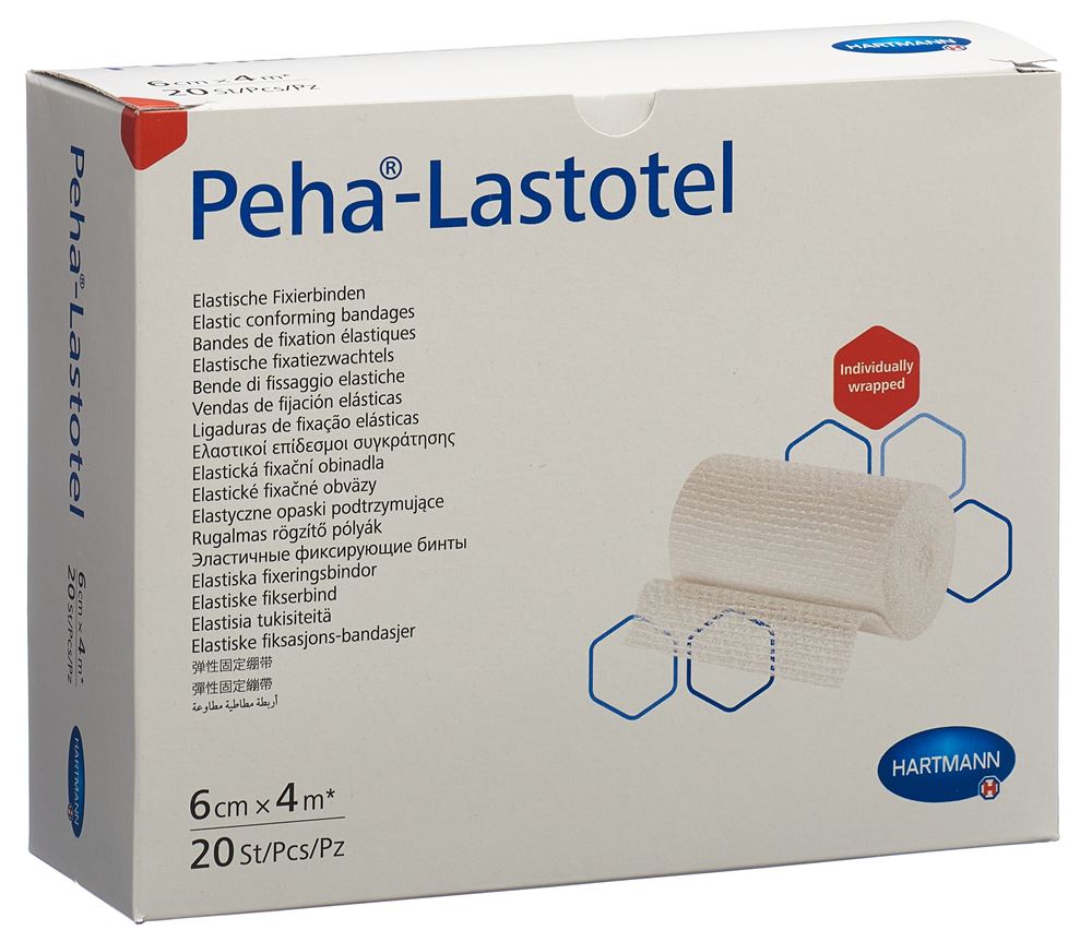 Peha Fixierbinden<br>20 Stück, 6cmx4m