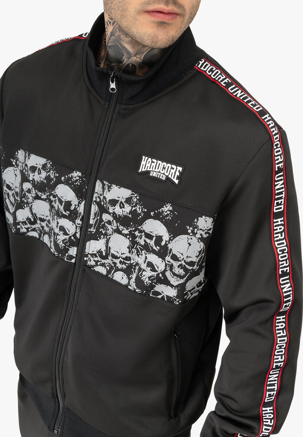 Hardcore United Herren Trainingsanzug normale Passform RAVER