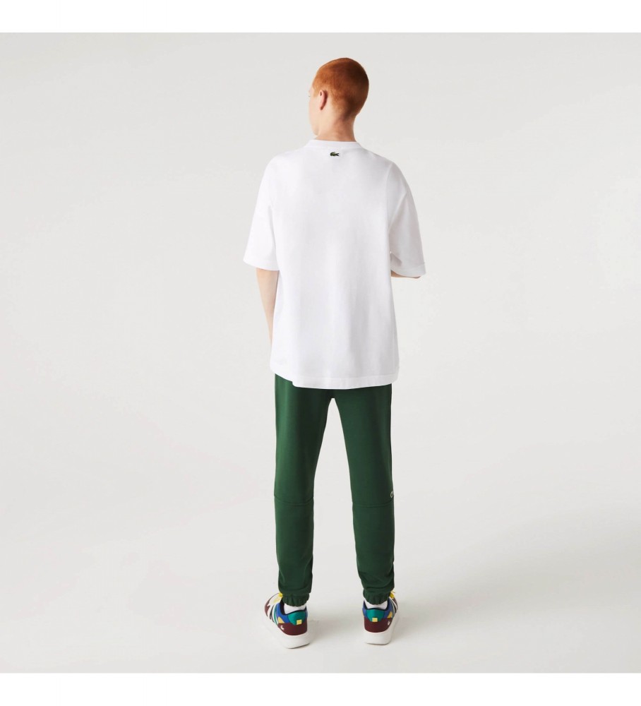 Camiseta Lacoste com logo branco