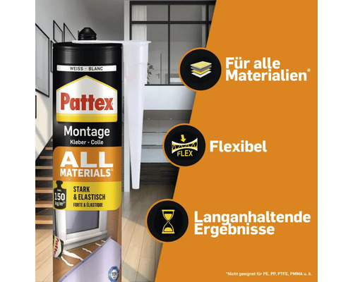 Pattex montagelijm Alle Materialen 450 g