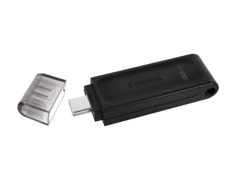 Kingston USB-Stick DataTraveler 70 128 GB USB-Stick mit 128 GB Speicherkapazität und 120 MB/s Lesegeschwindigkeit