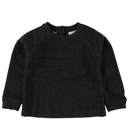 Noa Noa miniature Bluse - Sorte m. Glitzer