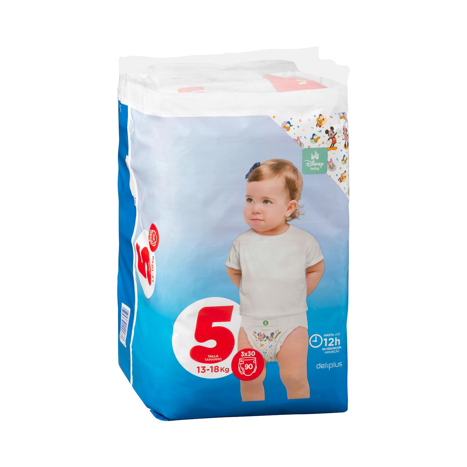 Couches bébé Deliplus taille 5 de 13 à 18 kg