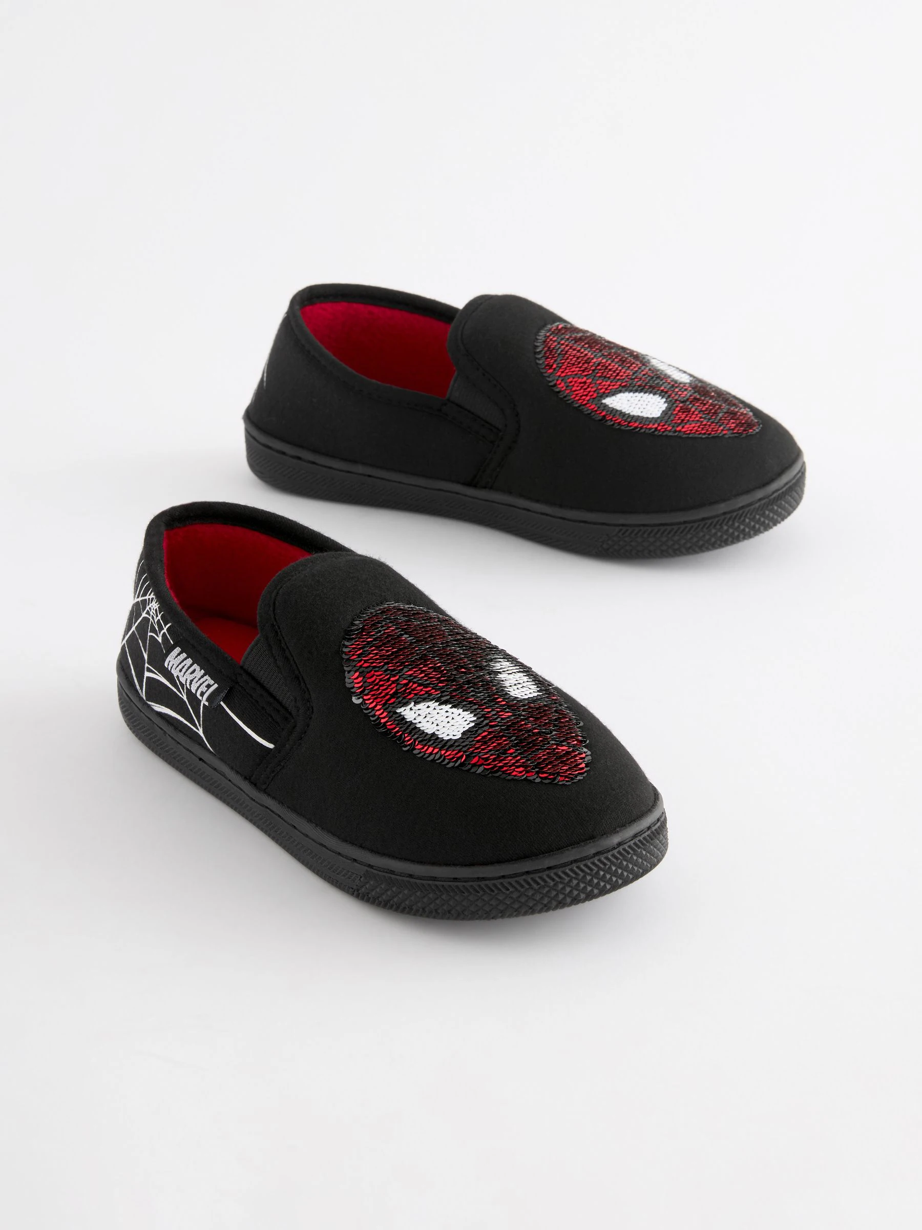 Zwart - Spider-Man pantoffels met cupzool