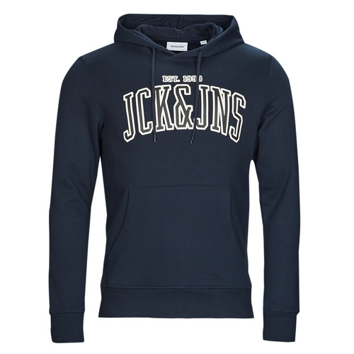 Jack & Jones - JJCEMB SWEAT HOOD - Marine