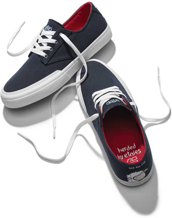 Etnies Jameson Vulc LS X Sheep Navy 12 US