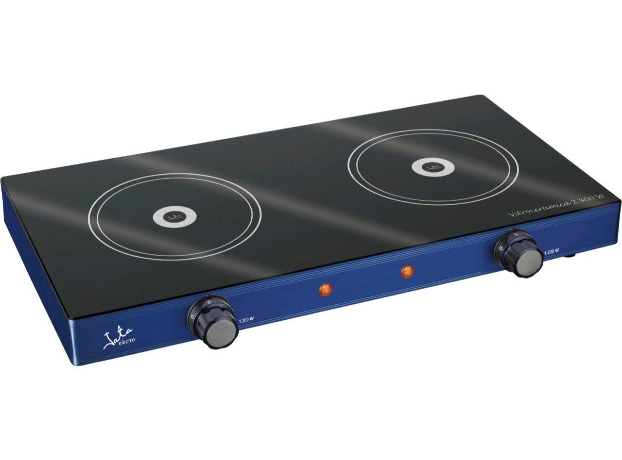 PLACA VITROCERAMICA JATA V142 PORTATIL 2 DISCOS