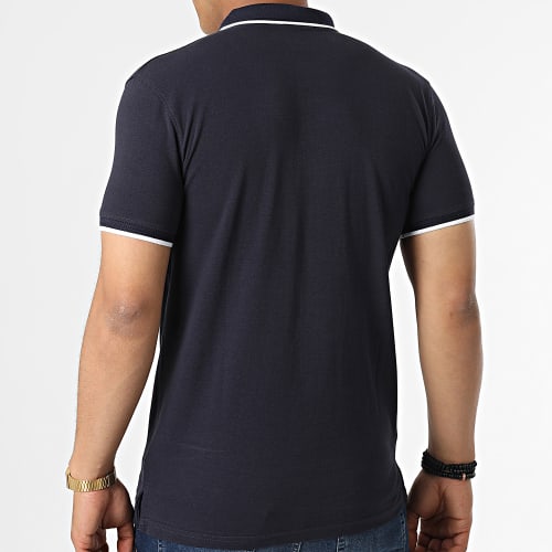 Polo A Manches Courtes Pop Bleu Marine