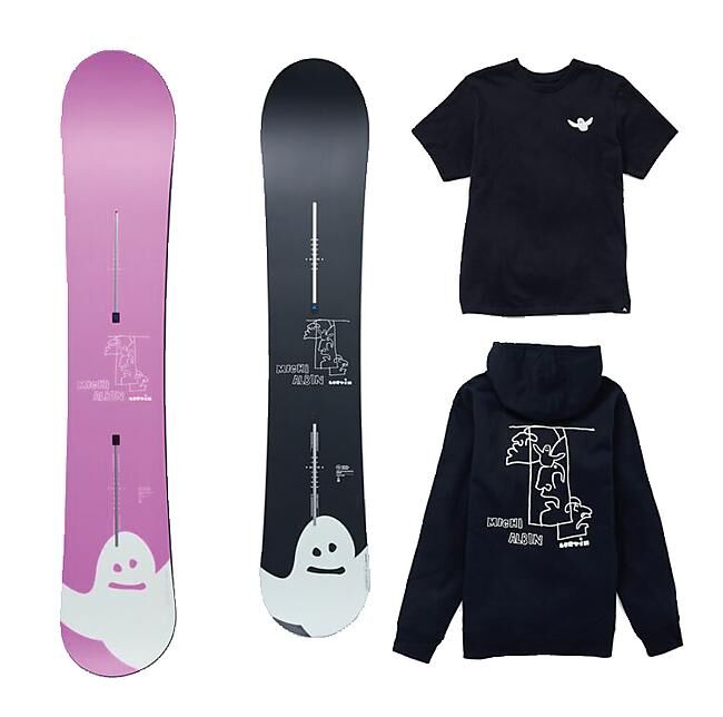 BURTON - SNOWBOARD 2002 MICHI ALBIN BURTIN X THE GONZ REISS