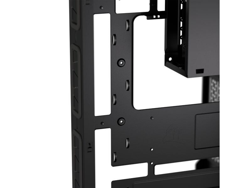 Corsair PC-Gehäuse 6500X RGB Schwarz Mid-Tower PC-Case mit Zwei-Kammer-Design, herausragendem Luftstrom und vorinstallierten RGB-Lüftern