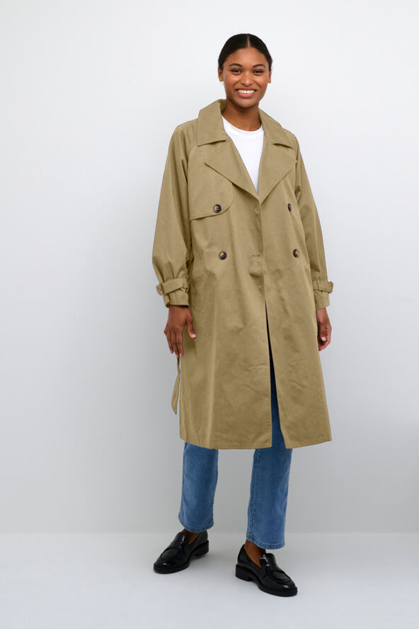 Kaffe KAelise Trenchcoat Kelp