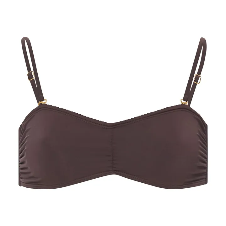 SMALLABLE BASICS Haut De Maillot De Bain Bandeau | Chocolat