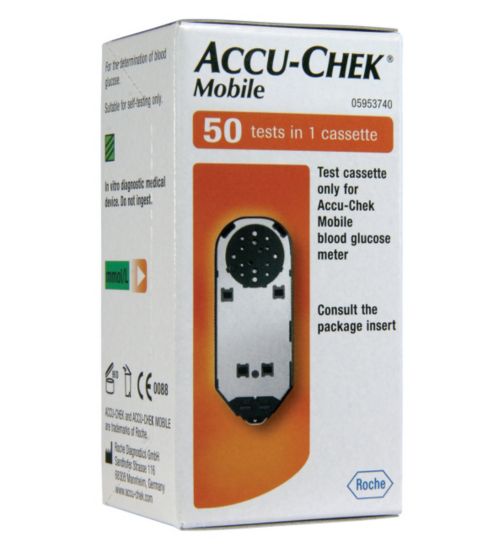 Accu-Chek Mobil Pl Tira Sangue Glic X 50