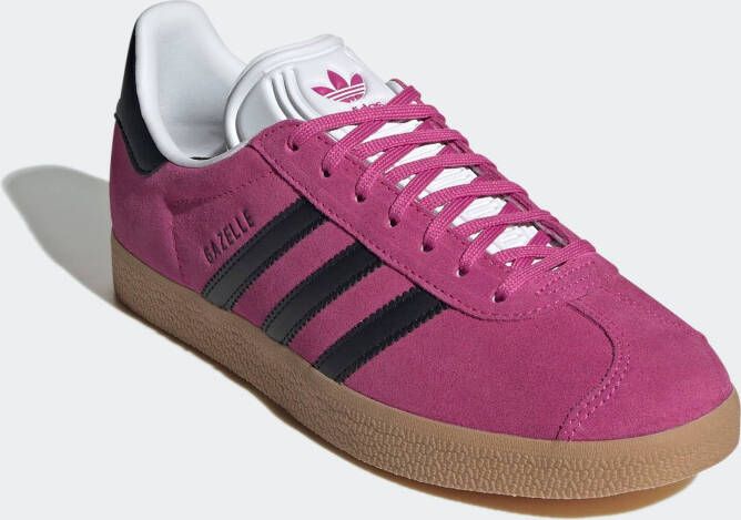 Adidas Originals Gazelle sneakers fuchsia zwart