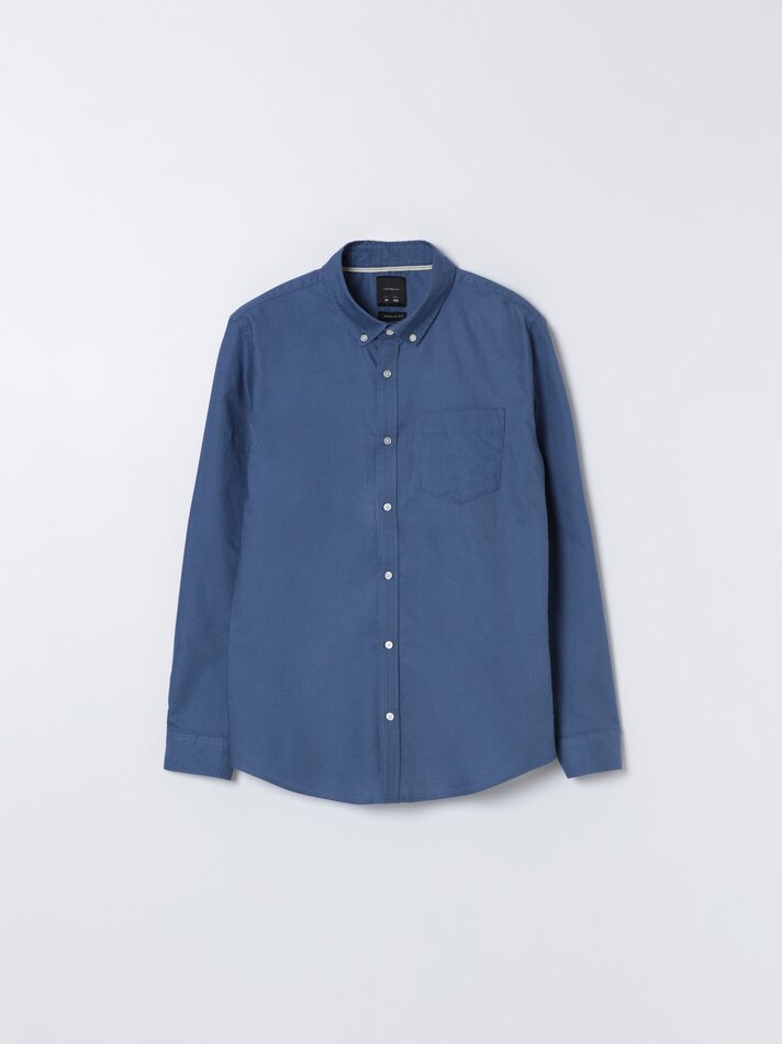 Camisa Oxford - Azul Comissária de Bordo