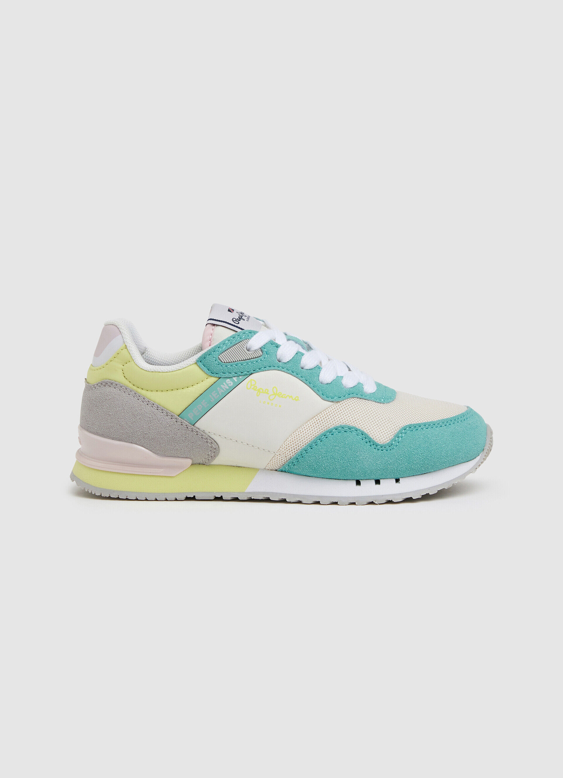 Tênis de corrida básico London - azul-turquesa
