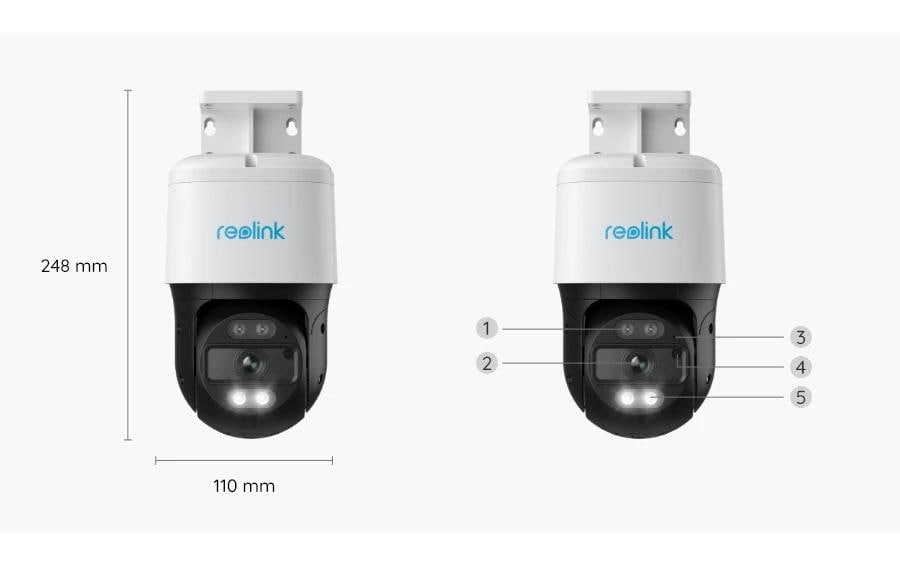 Netzwerkkamera P830 Outdoor 4K<br>Smarte 4K Pan-Tilt Überwachungskamera mit Auto-Tracking