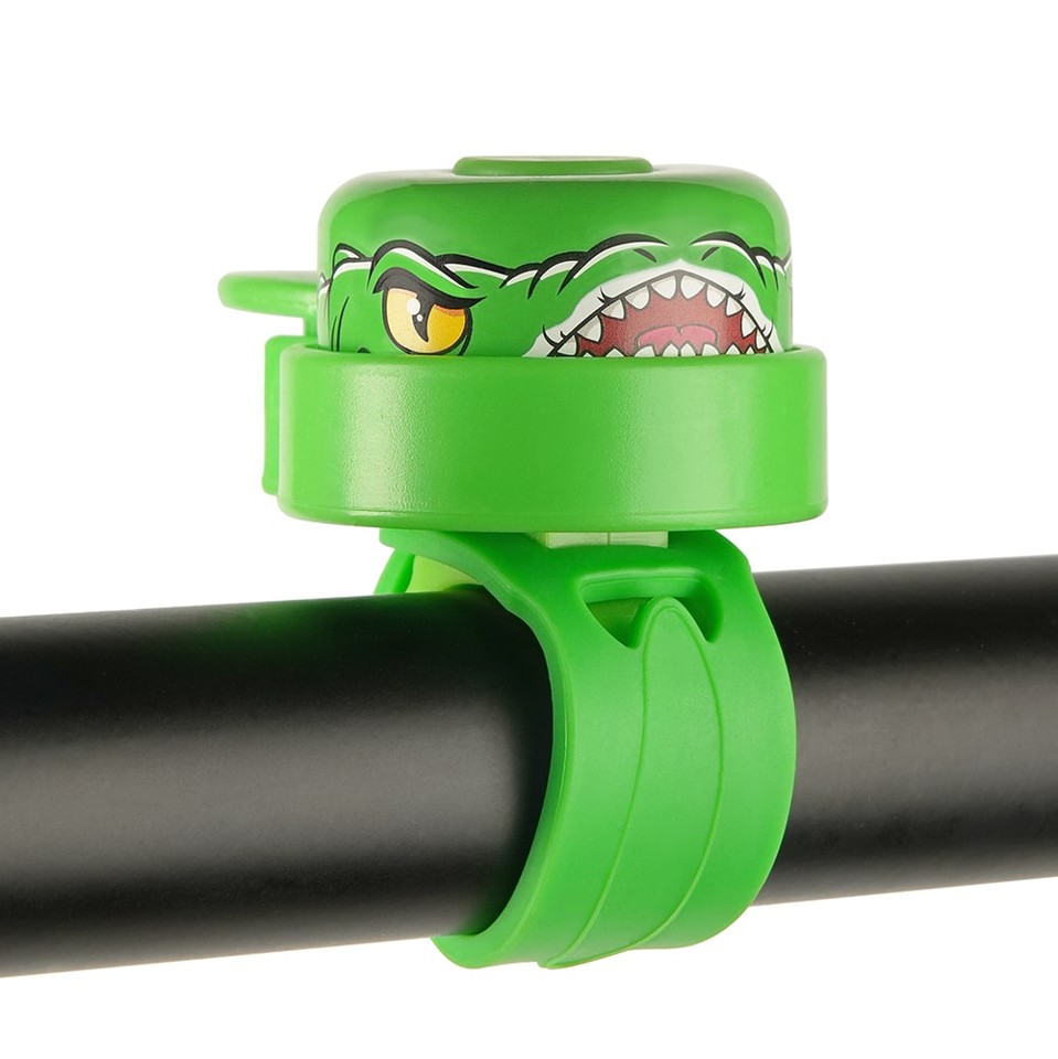 Crazy Safety - Grøn Krokodille Cykelklokke til Børn - Green - Unisize