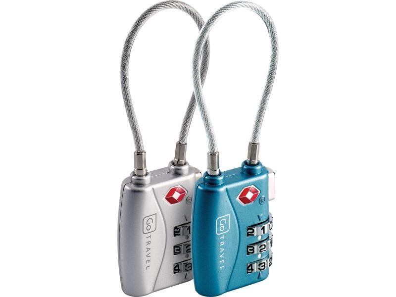 GOTravel Zahlenschloss Combi Cable TSA-Lock Gepäckschloss