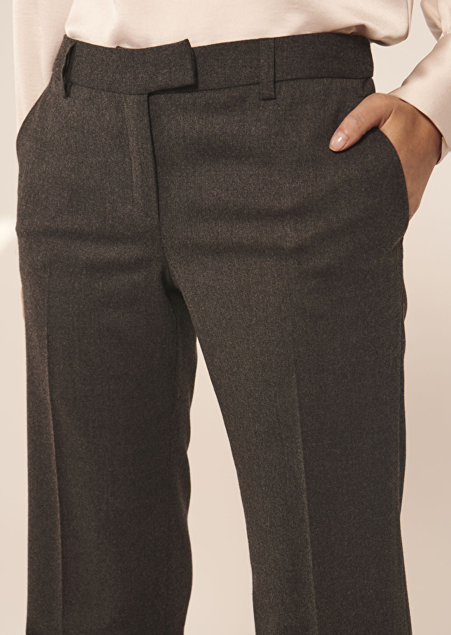 Pantalon Petergris en flanelle