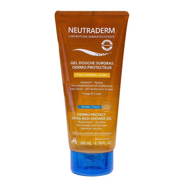 Gel douche surgras dermo-protecteur peau sèche 200ml